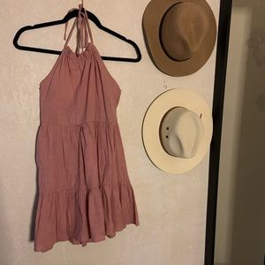 Dusty pink Halter Tunic Dress